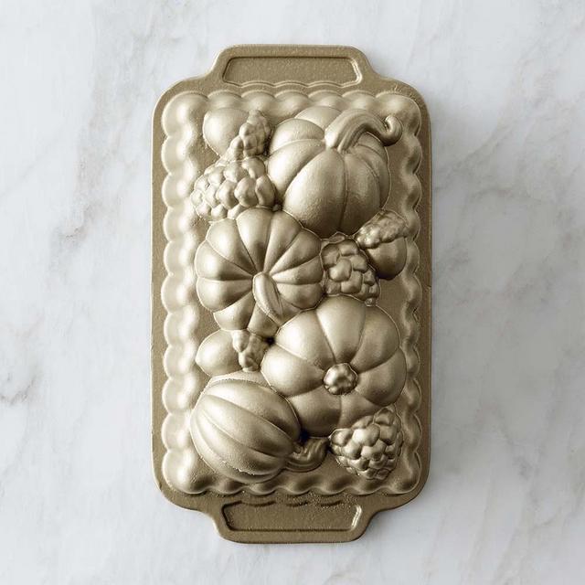 Nordic Ware Cast Aluminum Fall Harvest Loaf Pan