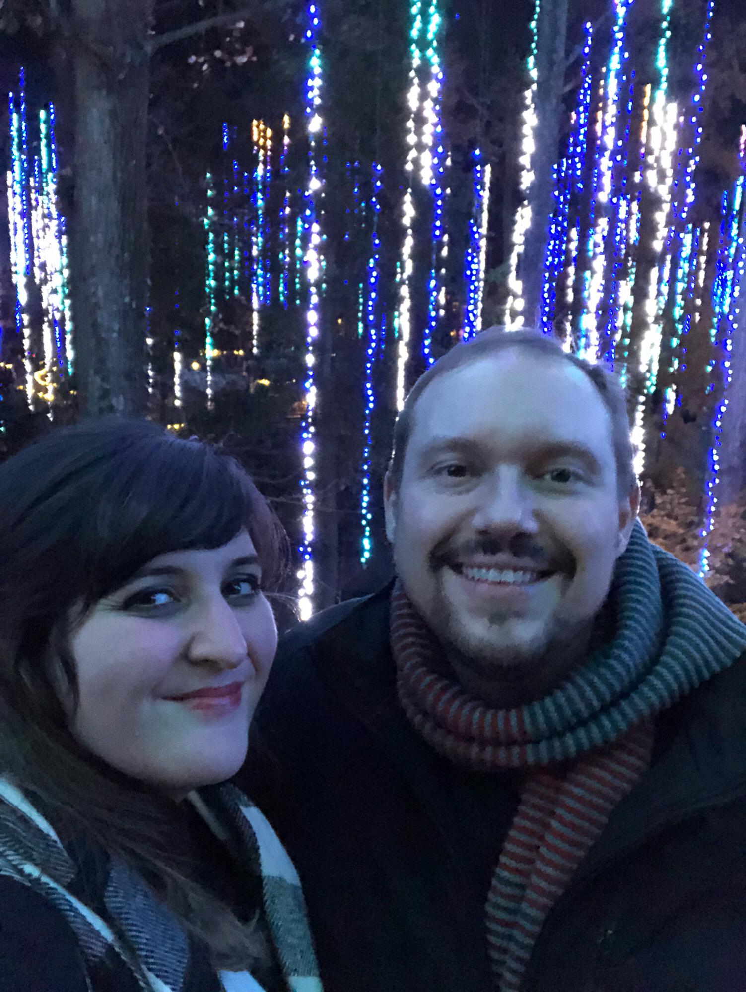 The magical lights at the Atlanta Botanical Garden’s Holiday lights!