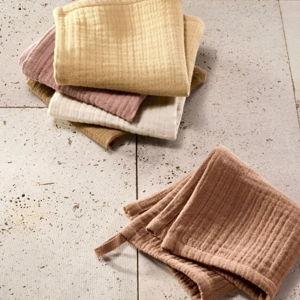 5pk Organic Gauze Washcloth Set - Casaluna™ - Warm Colors