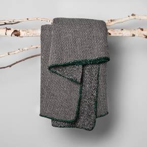 Product description page - Woven Throw Blanket - Black - Hearth & Hand™ with Magnolia