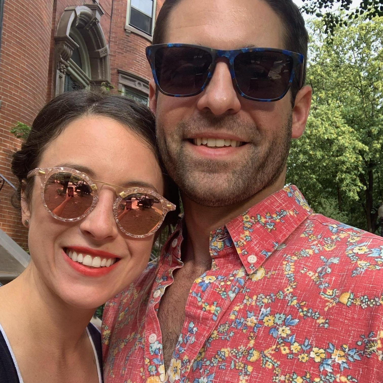 Us bummin around Meg'sold neighborhood in Boston, the South End, on the fourth of July 2019.