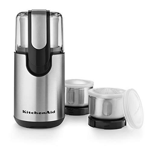 KitchenAid BCG211OB Blade Coffee and Spice Grinder Combo Pack - Onyx Black