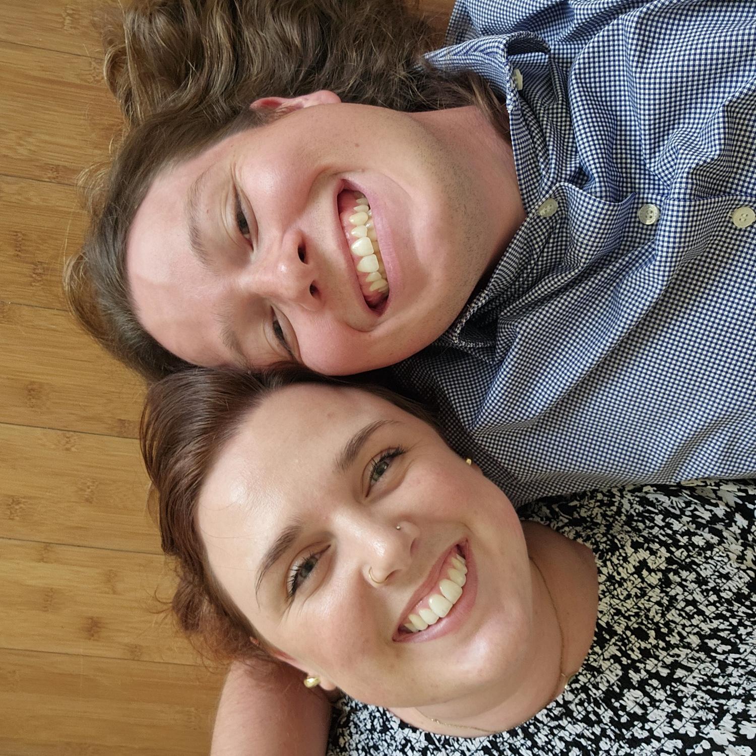 Our first picture in our first house!