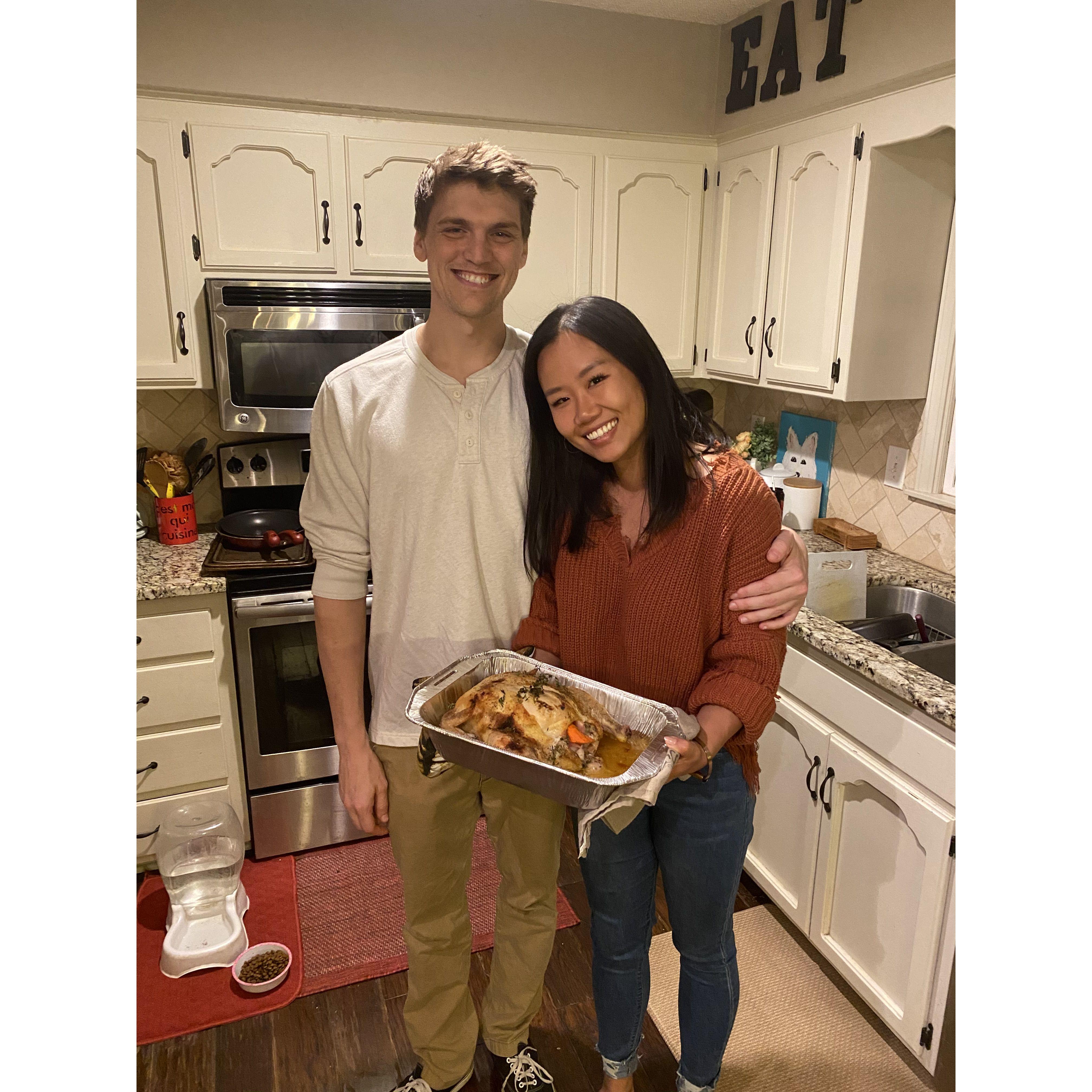 Our first Thanksgiving.