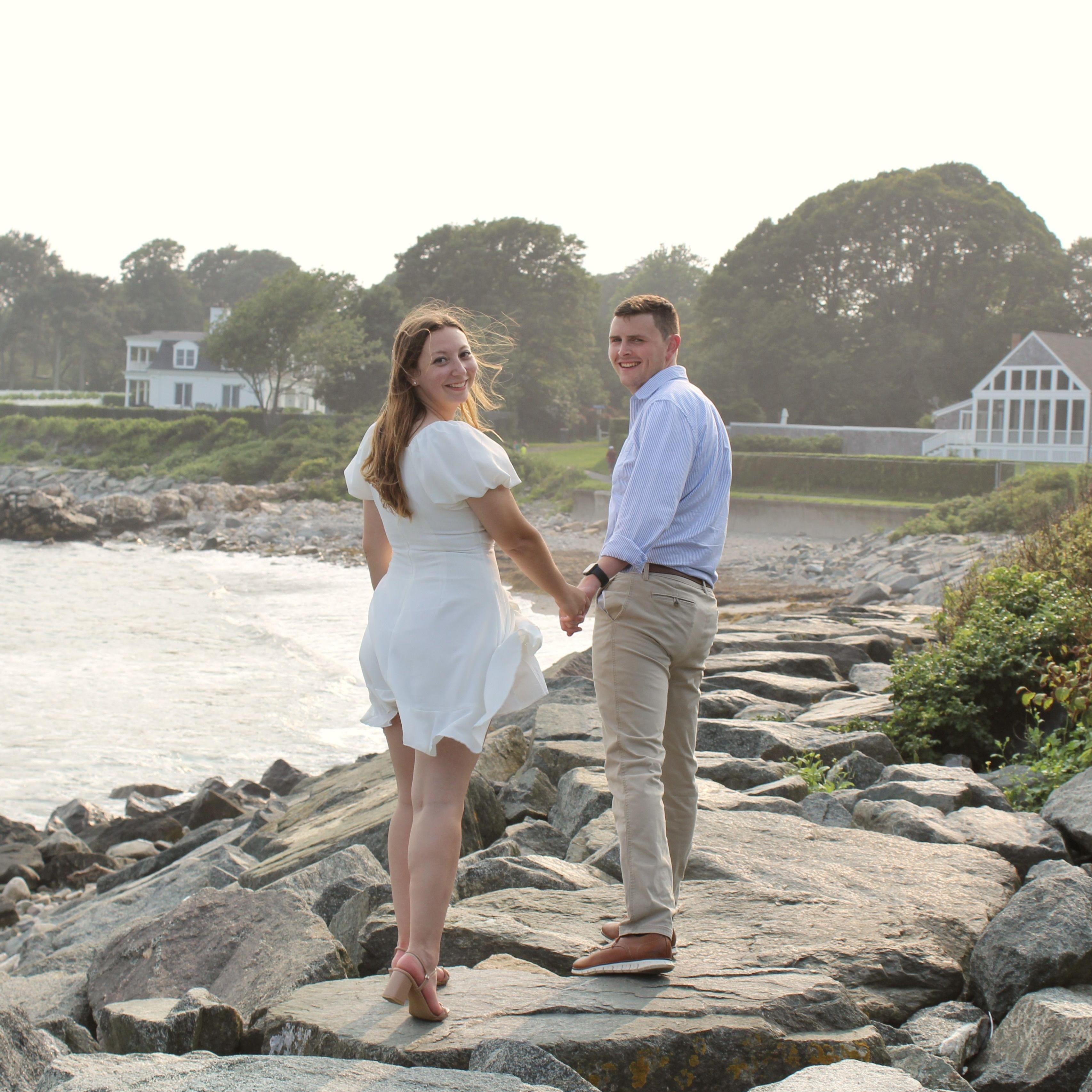 Engagement photos. Newport, RI