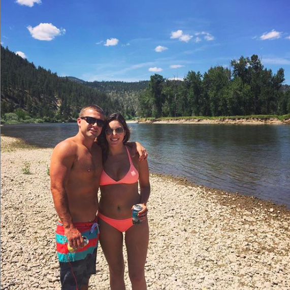 Floating the river in Montana