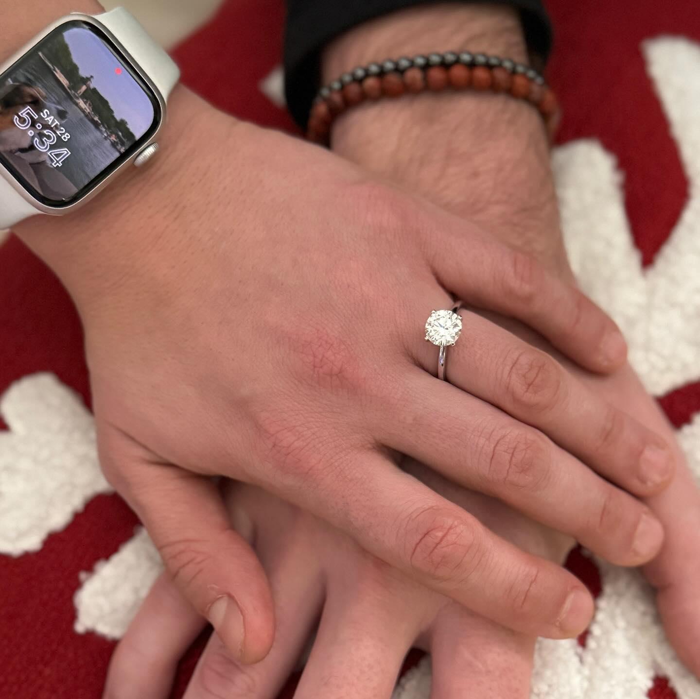 Brandon popped the question on December 27, 2024