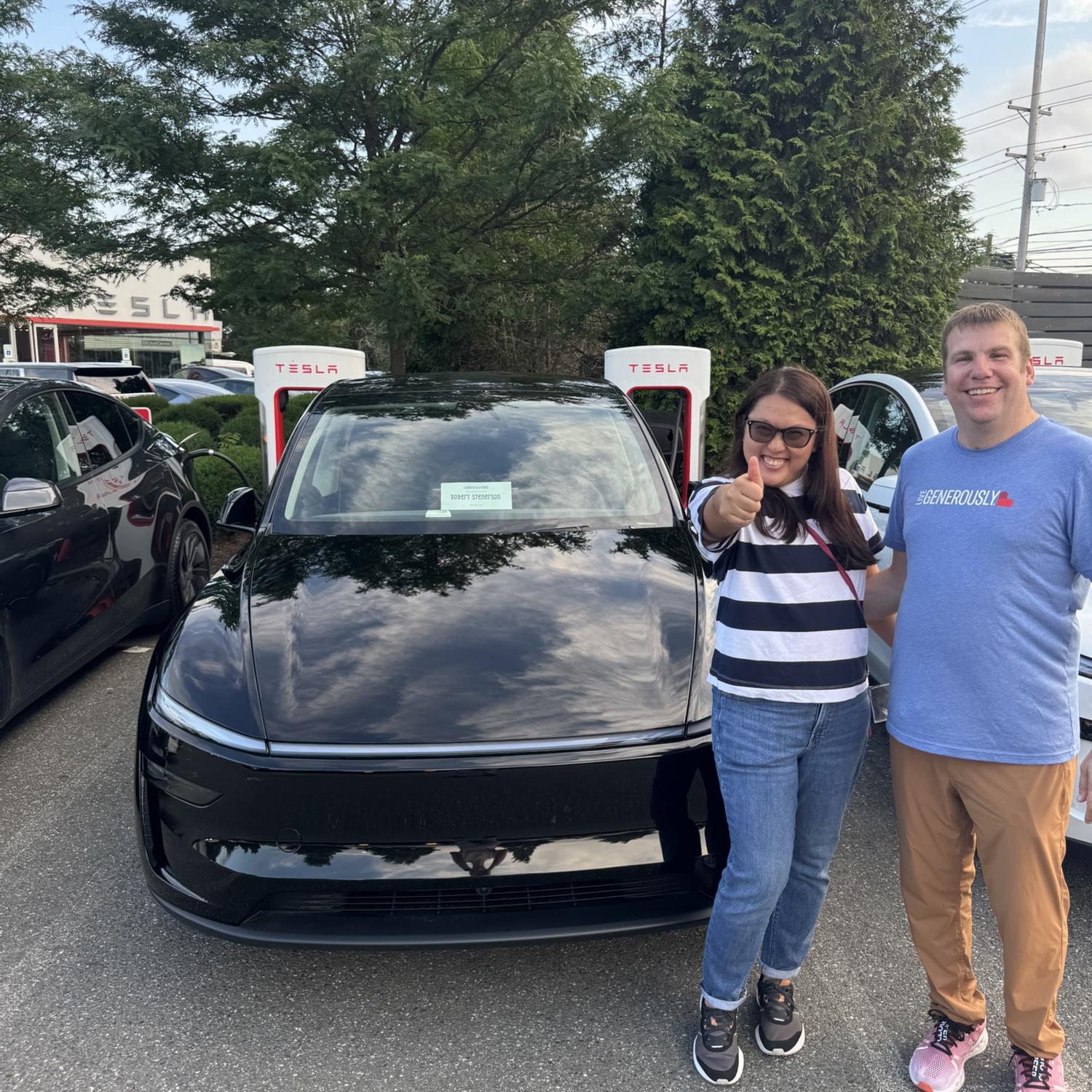 Bob got his Tesla!!!