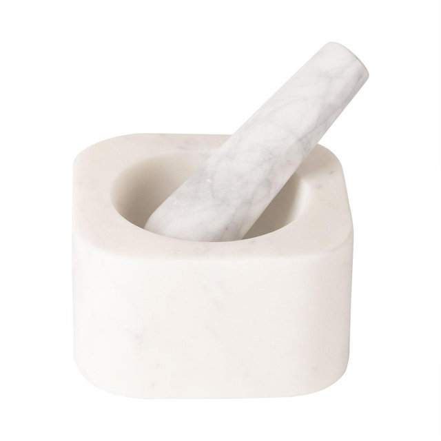 GAURI KOHLI Noble Marble Mortar and Pestle