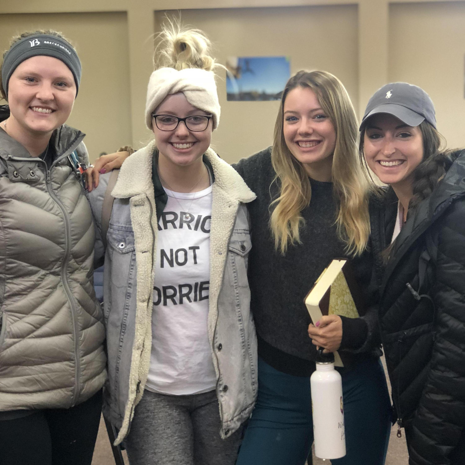 Haylee, Morgan, Marisa, and Alyson in Ruidoso at a church trip!