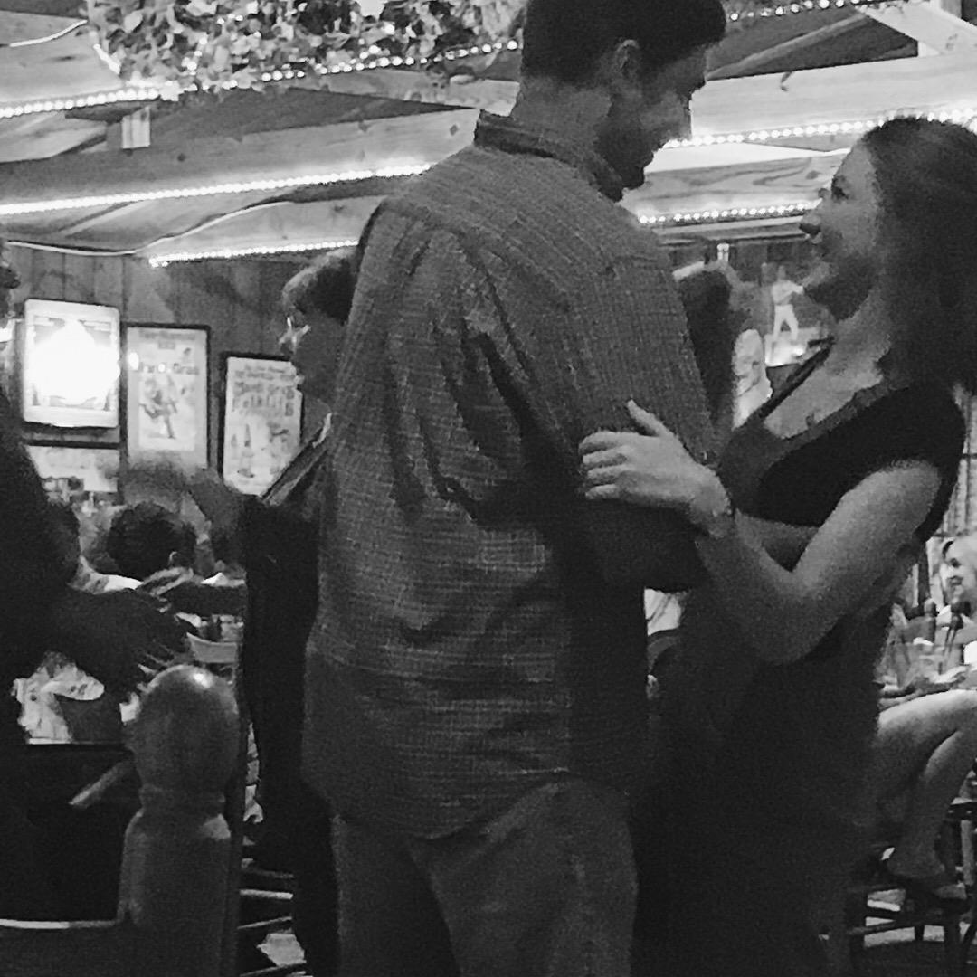 Cajun Dancing for the first time.