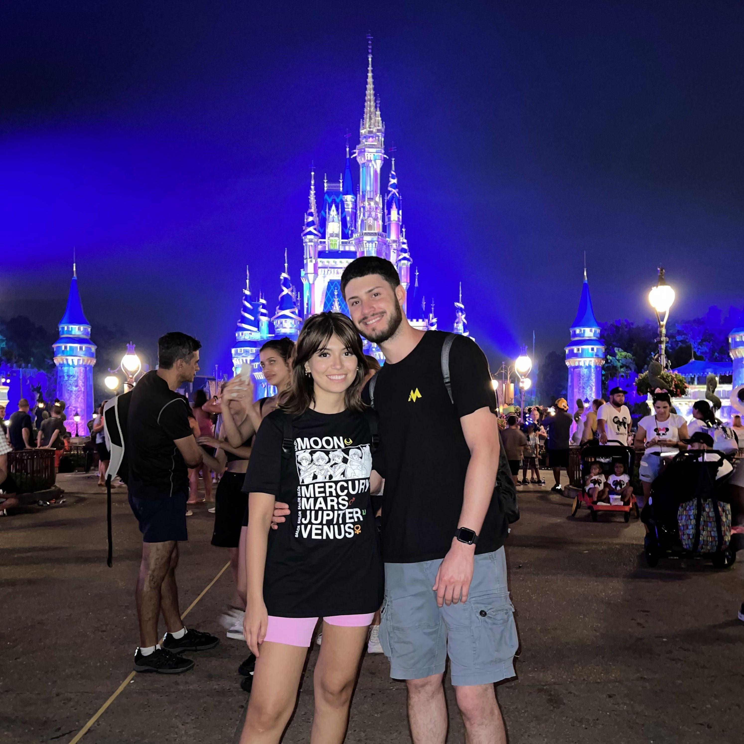 He took me to Disney World for the first time!