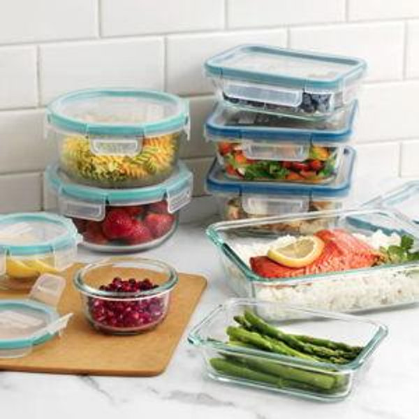 Snapware Total Solutions 18-piece Pyrex Glass Food Storage Set