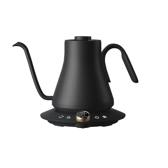 Cocinare Electric Gooseneck Kettle with Temperature Control, Pour Over Coffee & Tea, 1200W 180-sec Quick Boil Time, 600g Ultra Light, 0.9L, Black