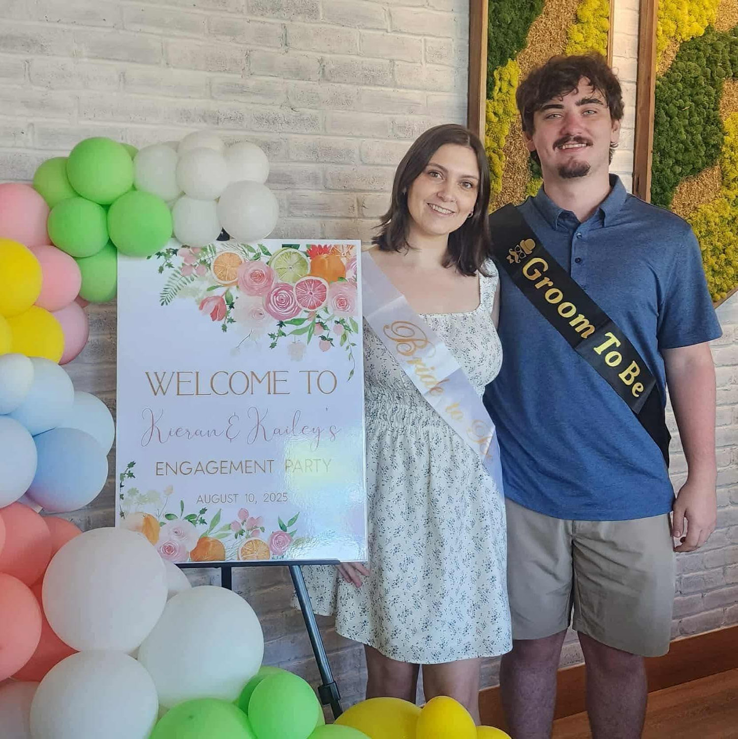 Our beautiful engagement party, where we got to celebrate with local family & friends in June 2025!