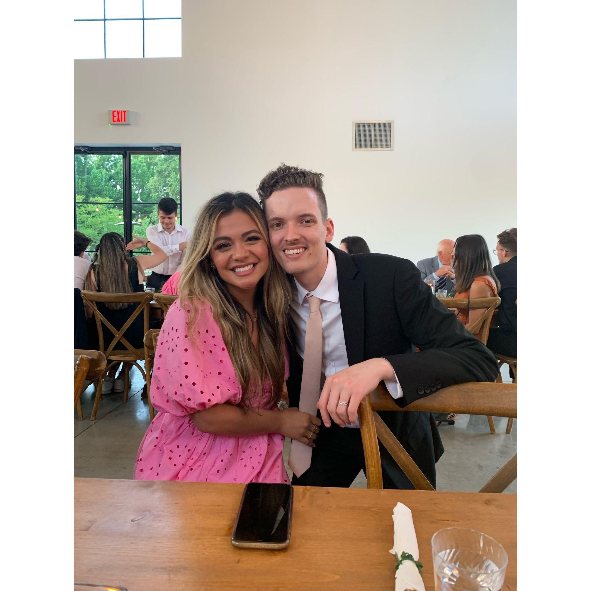 Taken from Andrew's sister's wedding. One of our favorite photos!