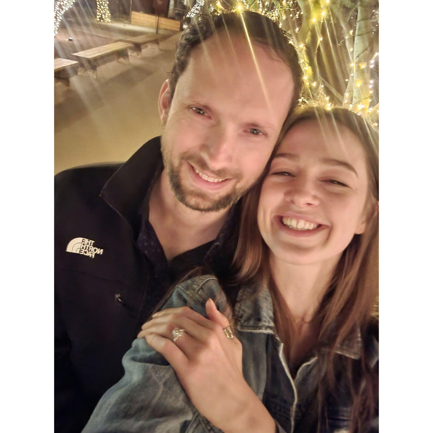5 seconds after we got engaged!