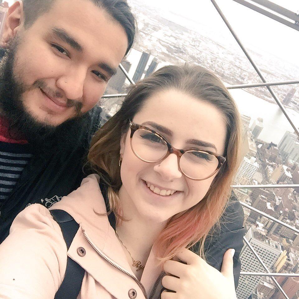 Top of the Empire State building! First trip to NYC together (2017)