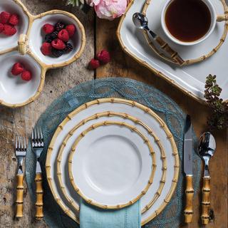 Classic Bamboo Natural Dessert/Salad Plate