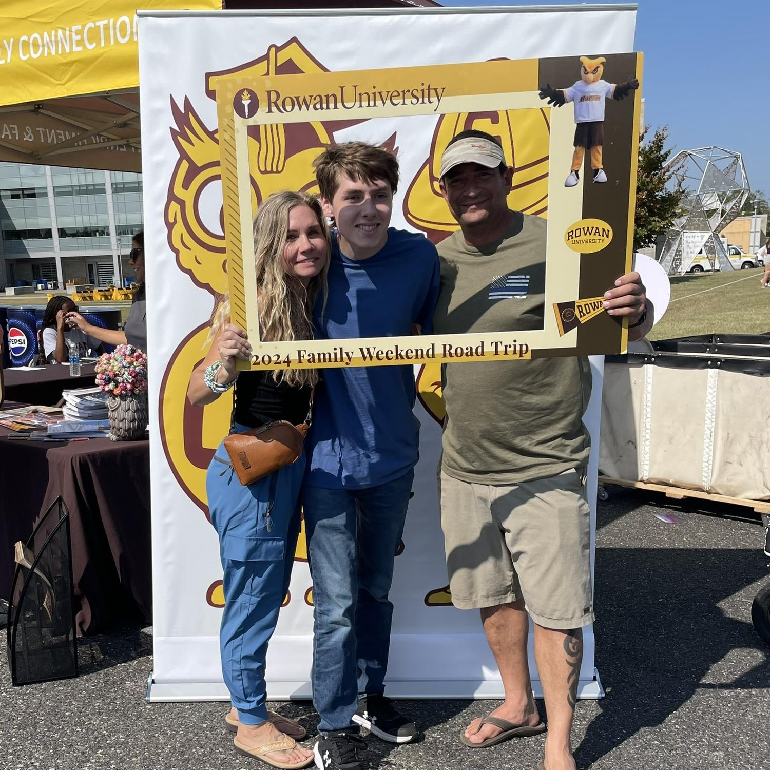 Proud parents visiting for Family Day at Rowan University!