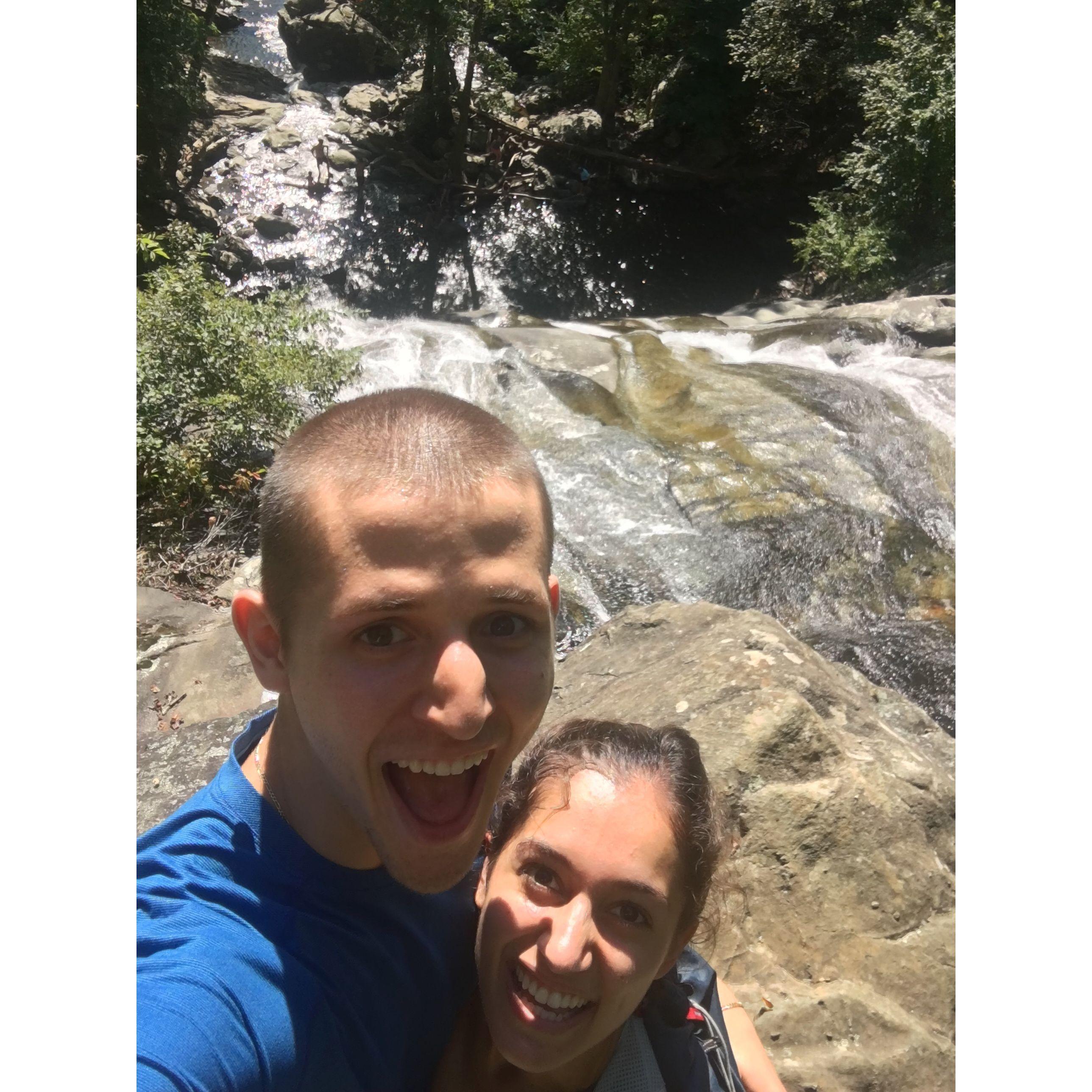 Waterfall hike in Virginia (September 2018)