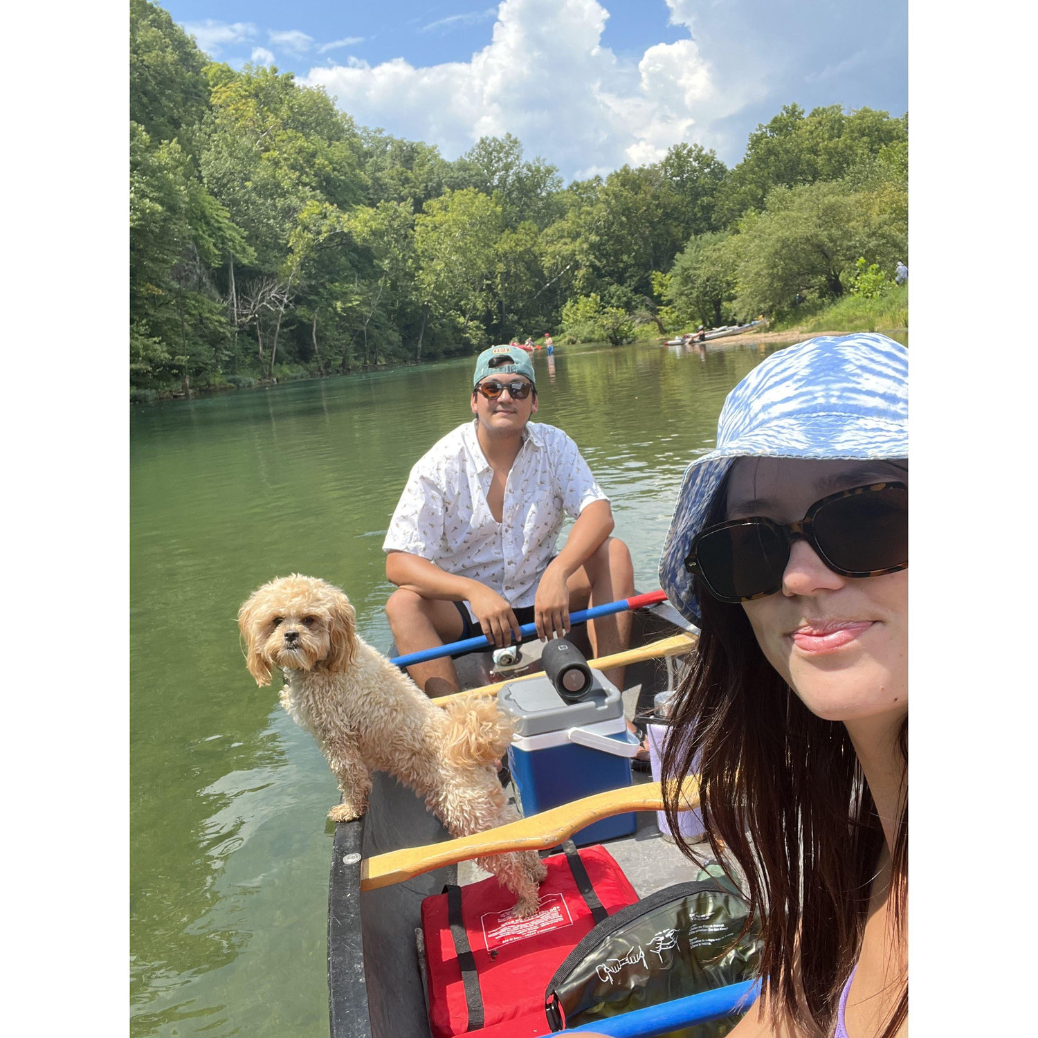 Enjoyed camping trips with Luna in Missouri