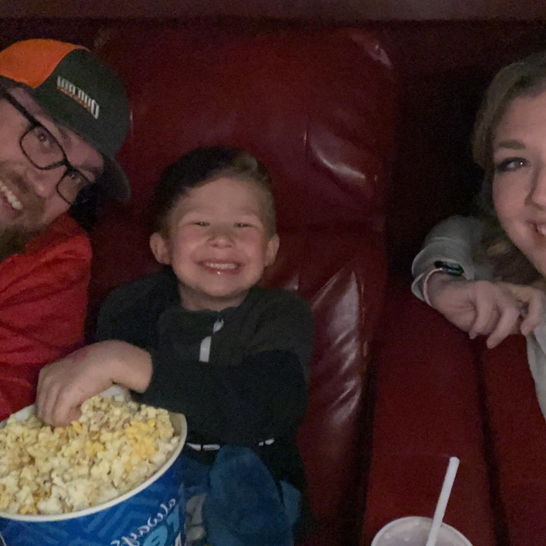 Movie date.