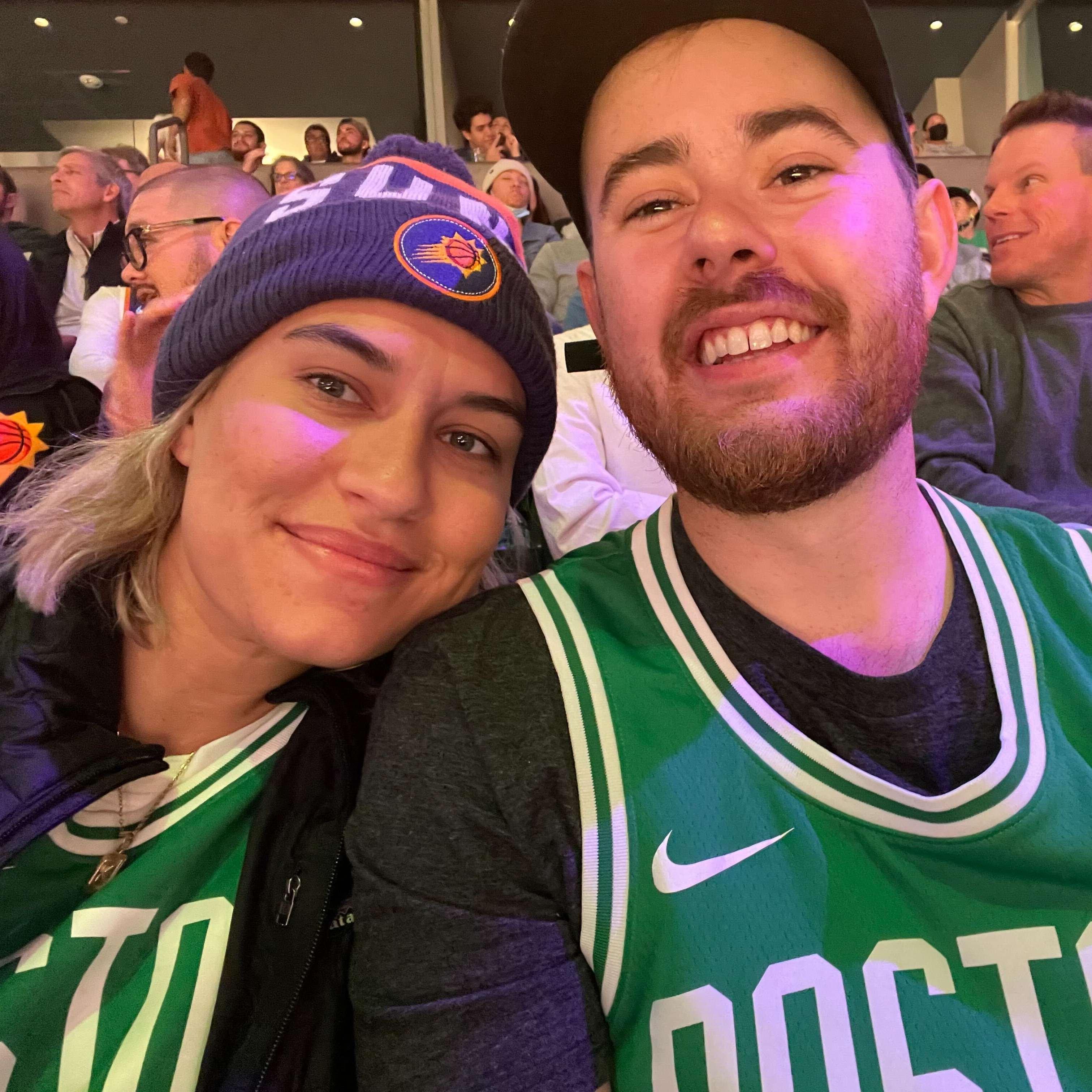 Suns x Celtics game in Phoenix!