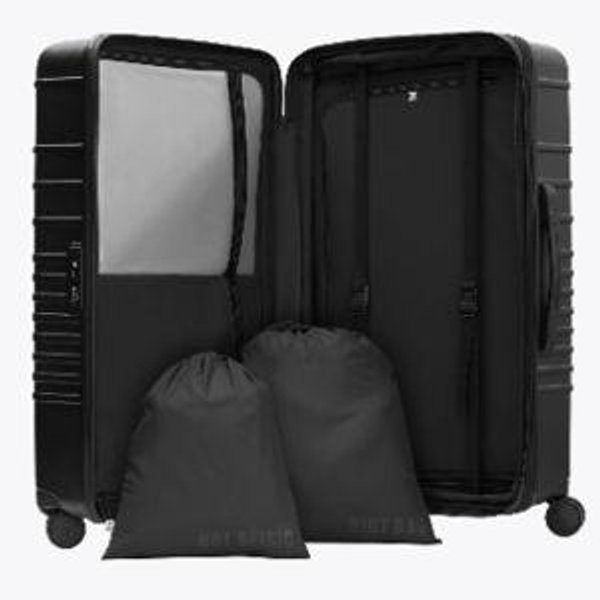 BÉIS 'The Large Check-In Roller' in All Black - 29 inch Large Check in Roller Luggage & Suitcase