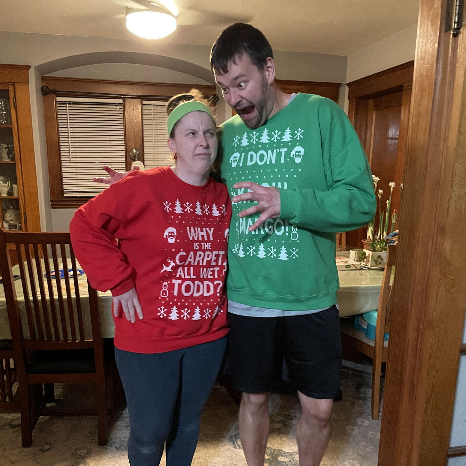 Celebrating our first Christmas together...with quotes from a Christmas classic!