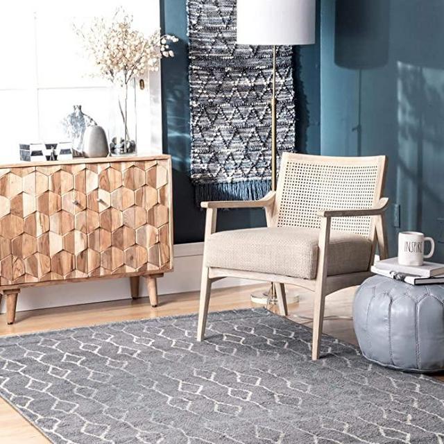 nuLOOM Manor Linked Diamonds Area Rug, 9' x 12', Grey