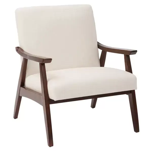 Carson Carrington Karkkila Mid-century Arm Chair - Linen