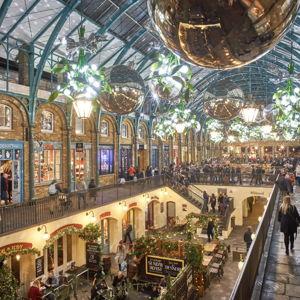Evening at a London Christmas Market