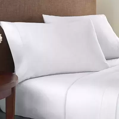 King Sheets. Therapedic® Wholistic™ 400-Thread-Count Performance Sateen King Sheet Set in White