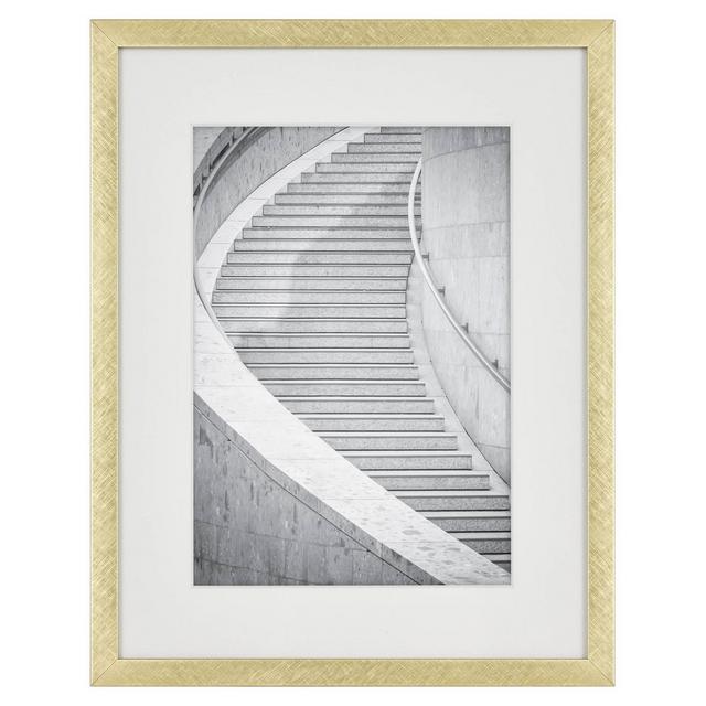 7" x 9" Matted to 5" x 7" Thin Metal Tabletop Frame Brass - Project 62™