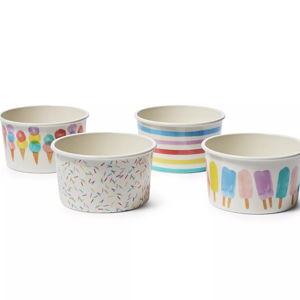Sur La Table Melamine Ice Cream Bowls, Set of 4