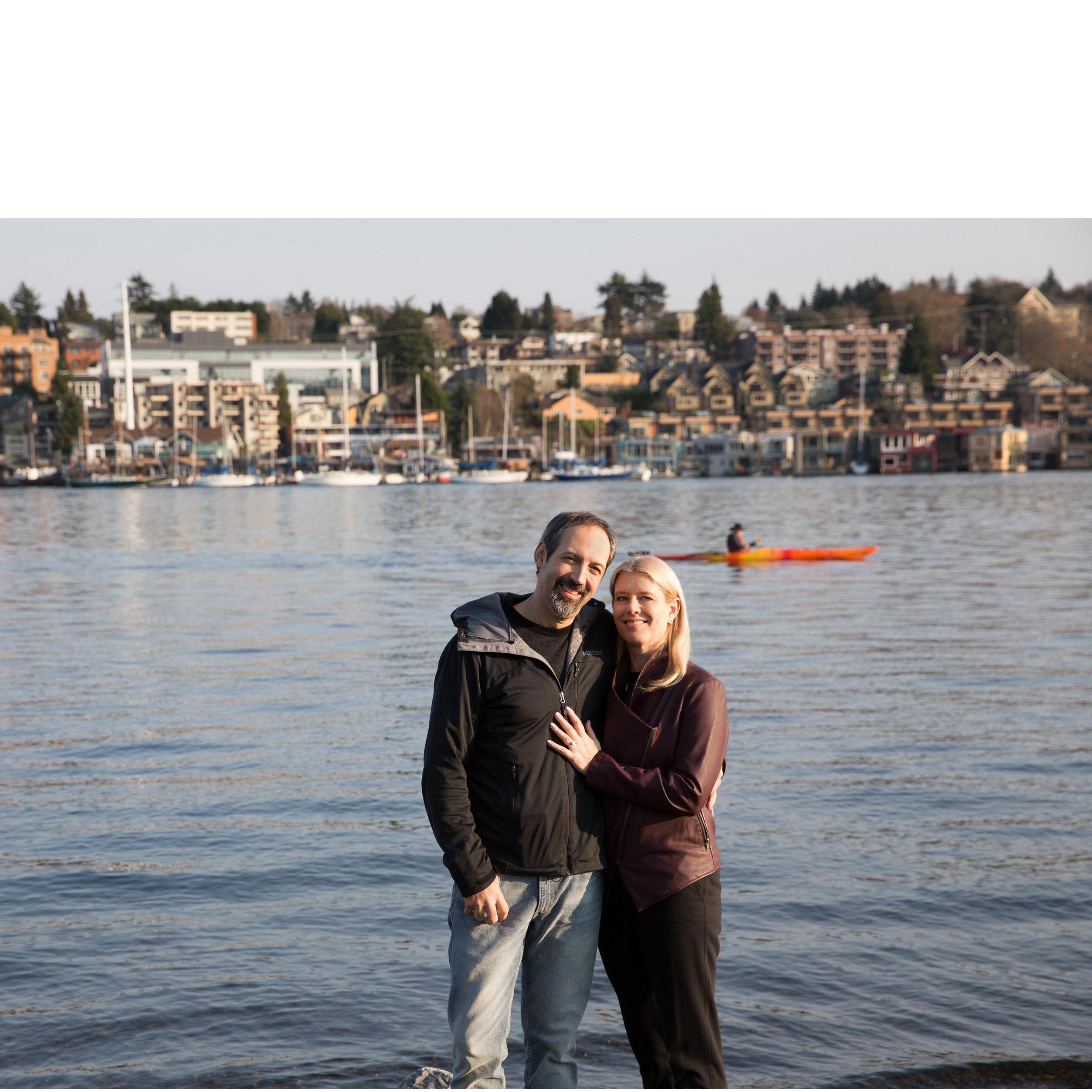 December 2017 "don't call them engagement photos" shoot -- Gas Works Park