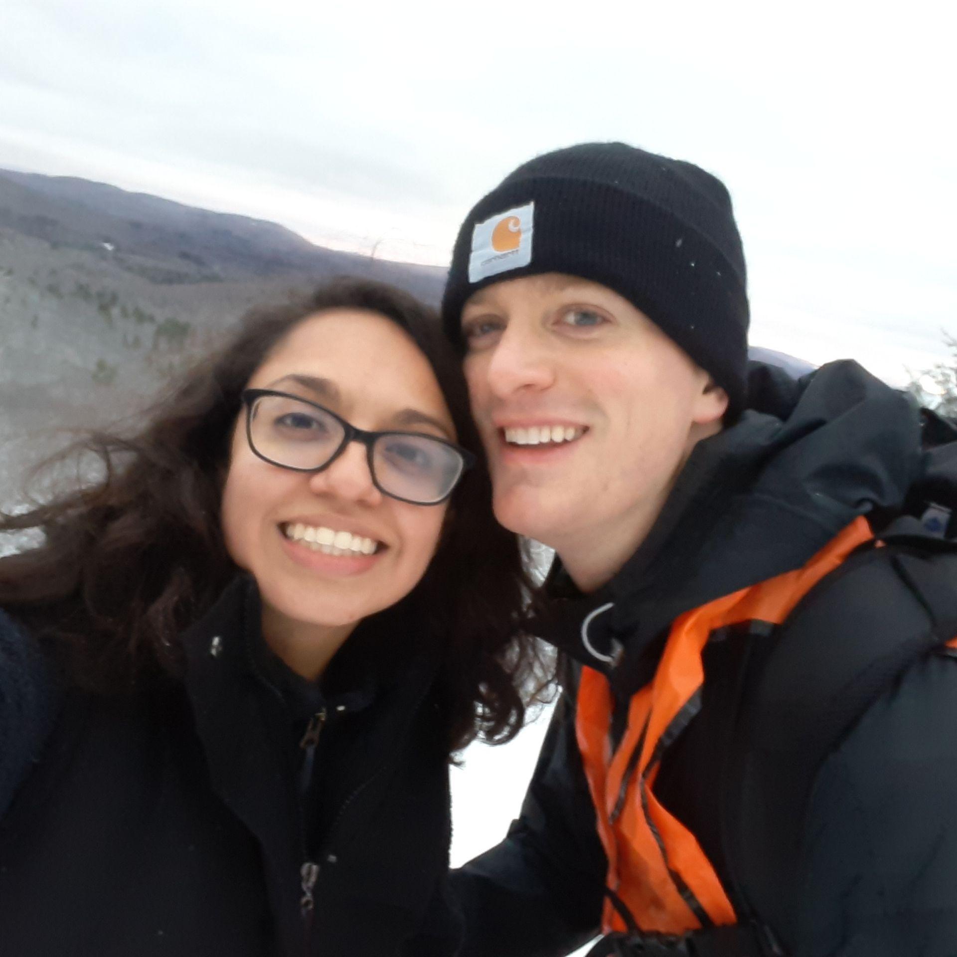 One of our first hikes together Dec 2021