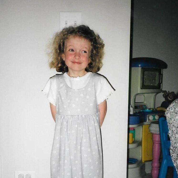 Claire around 5-6 years old