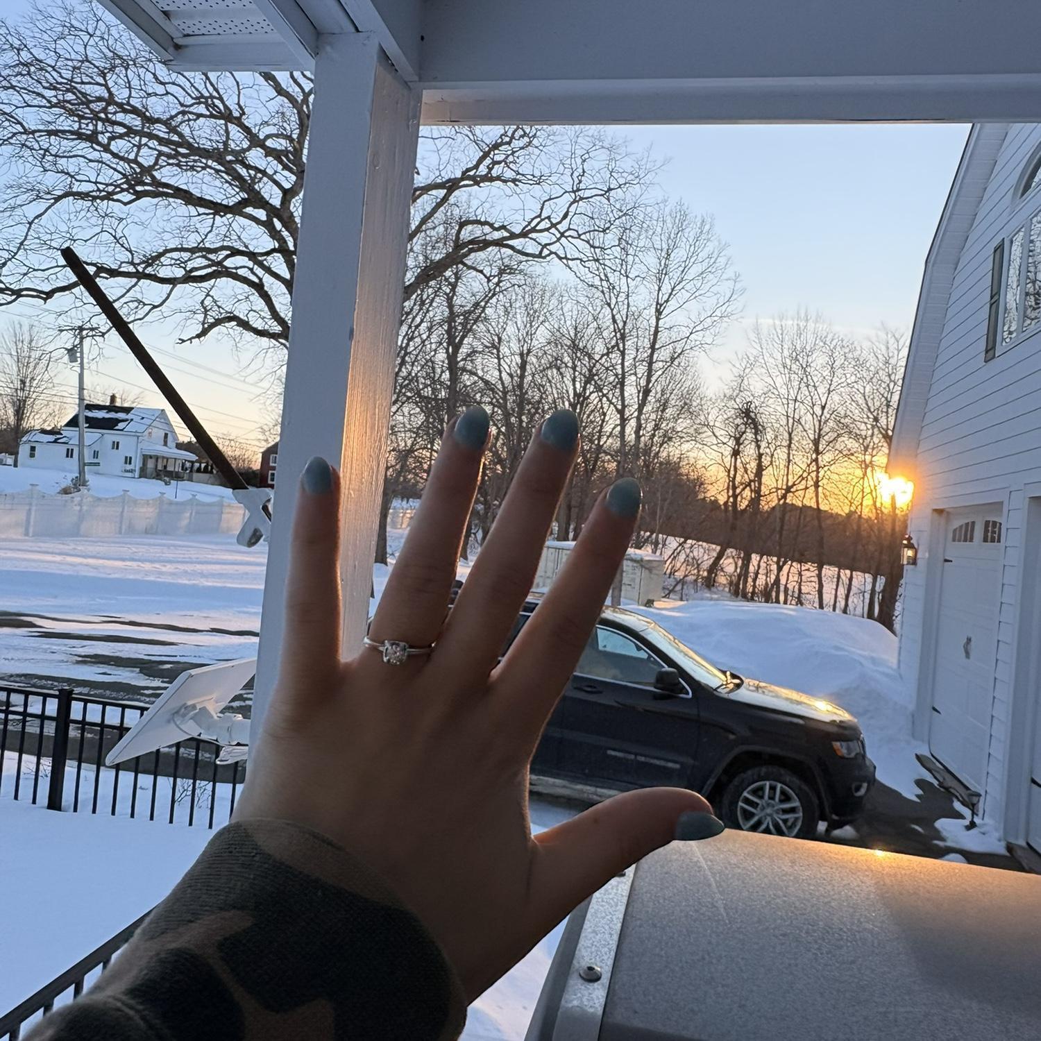 A love passed down 🤍
His grandmother’s ring, now ours—a symbol of family, forever, and the life we’re building together.