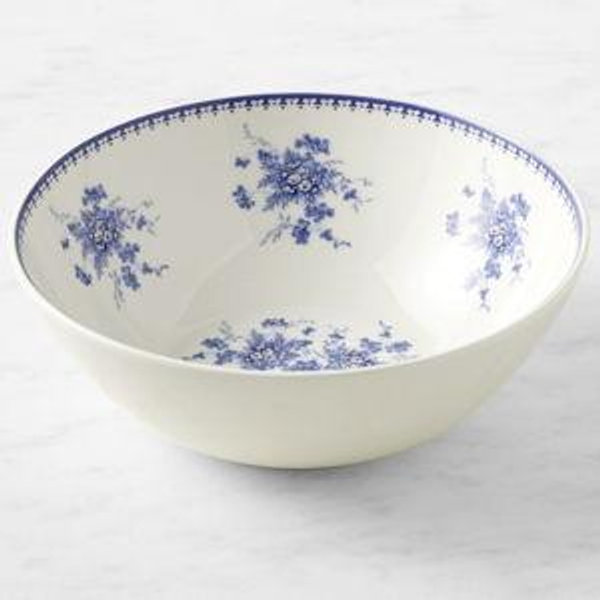 English Floral Serving Bowl