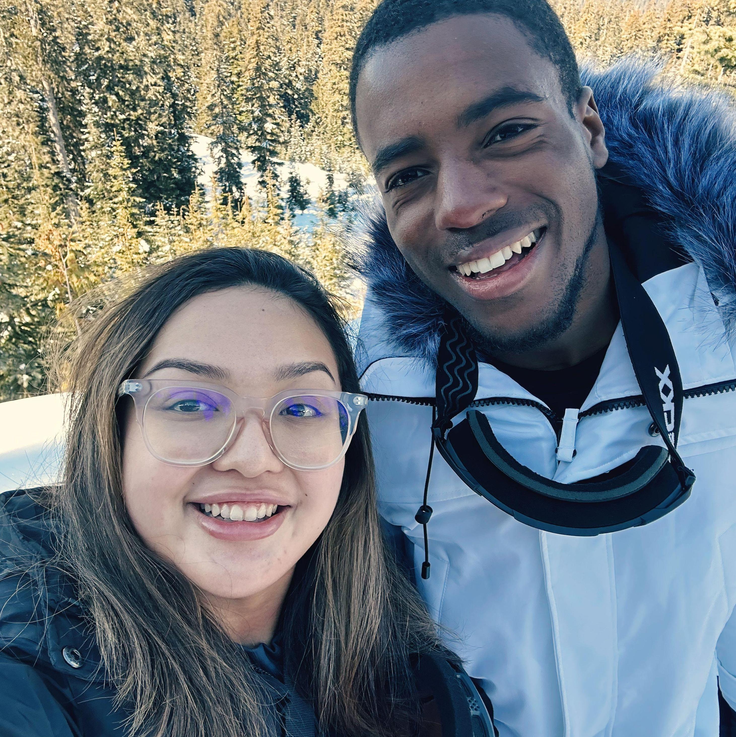Snowboarding in Whistler, Canada