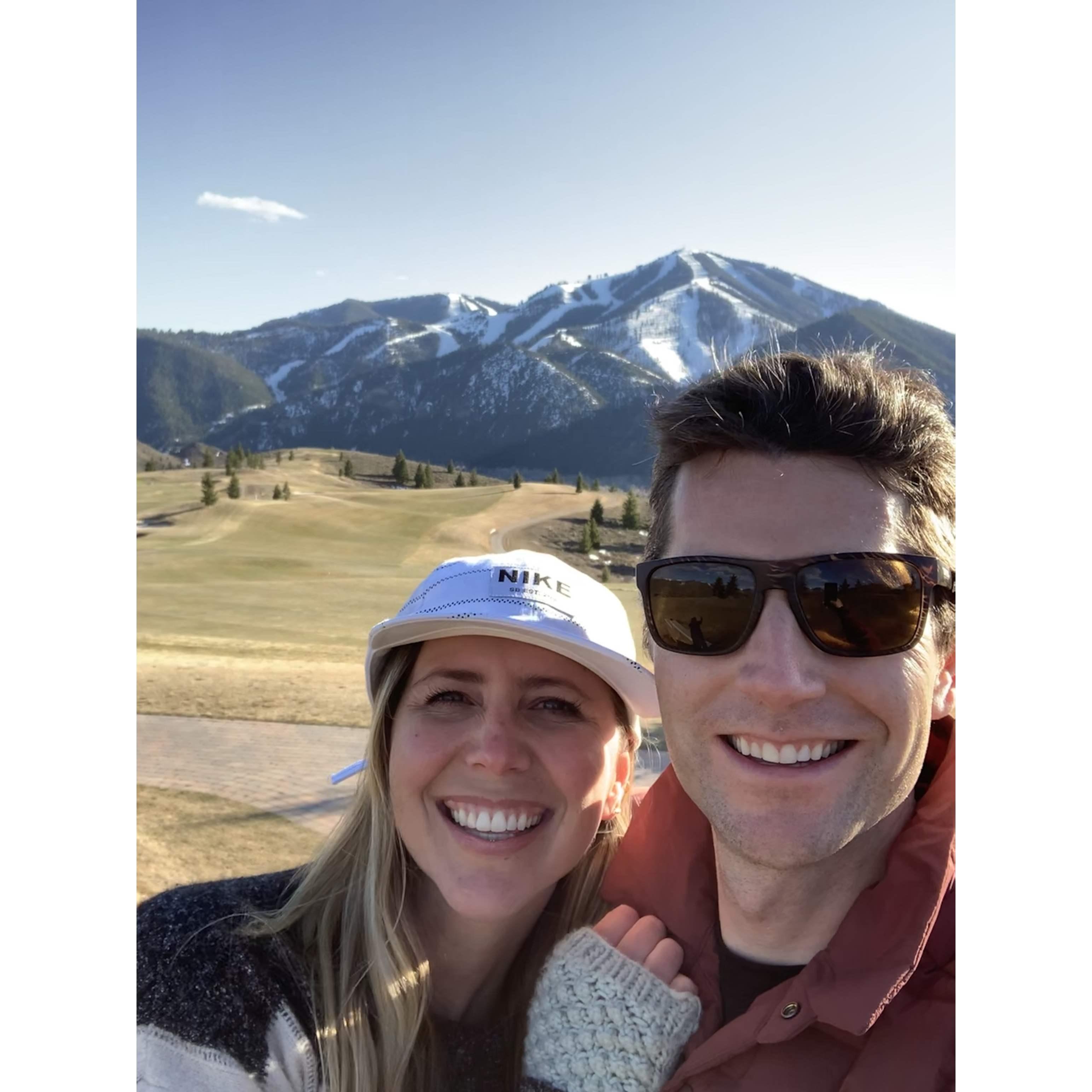 Apr 2020 - Sun Valley - White Clouds Loop Hike - Finding the blessings in being in SV with Dave & Sherri and enjoying nature and family