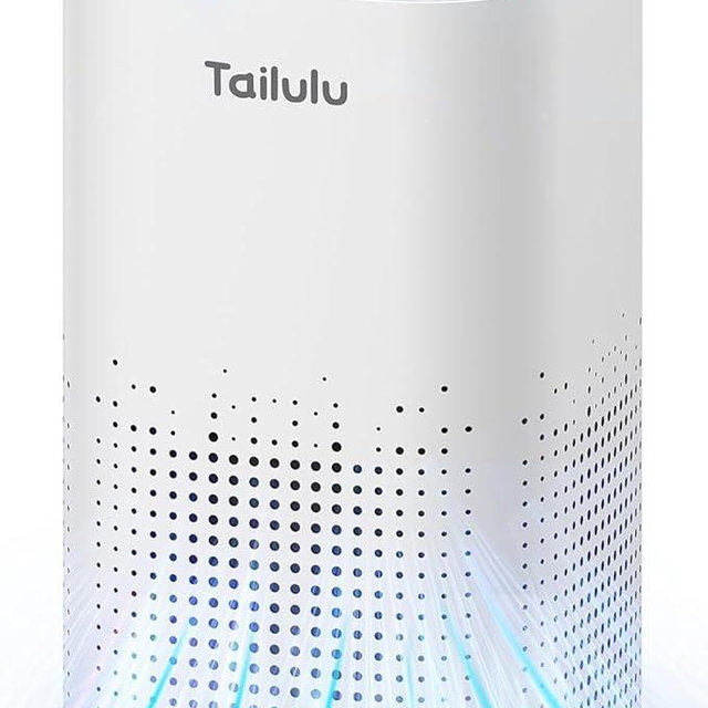 Air Purifiers for Home Large Room up to 1500ft²,Tailulu H13 True HEPA Air Cleaner with 360°Air Inlet, 15dB Air Purifier for Bedroom with Sleep Mode,Speed Control,Timer, for Odor Dust Smoke