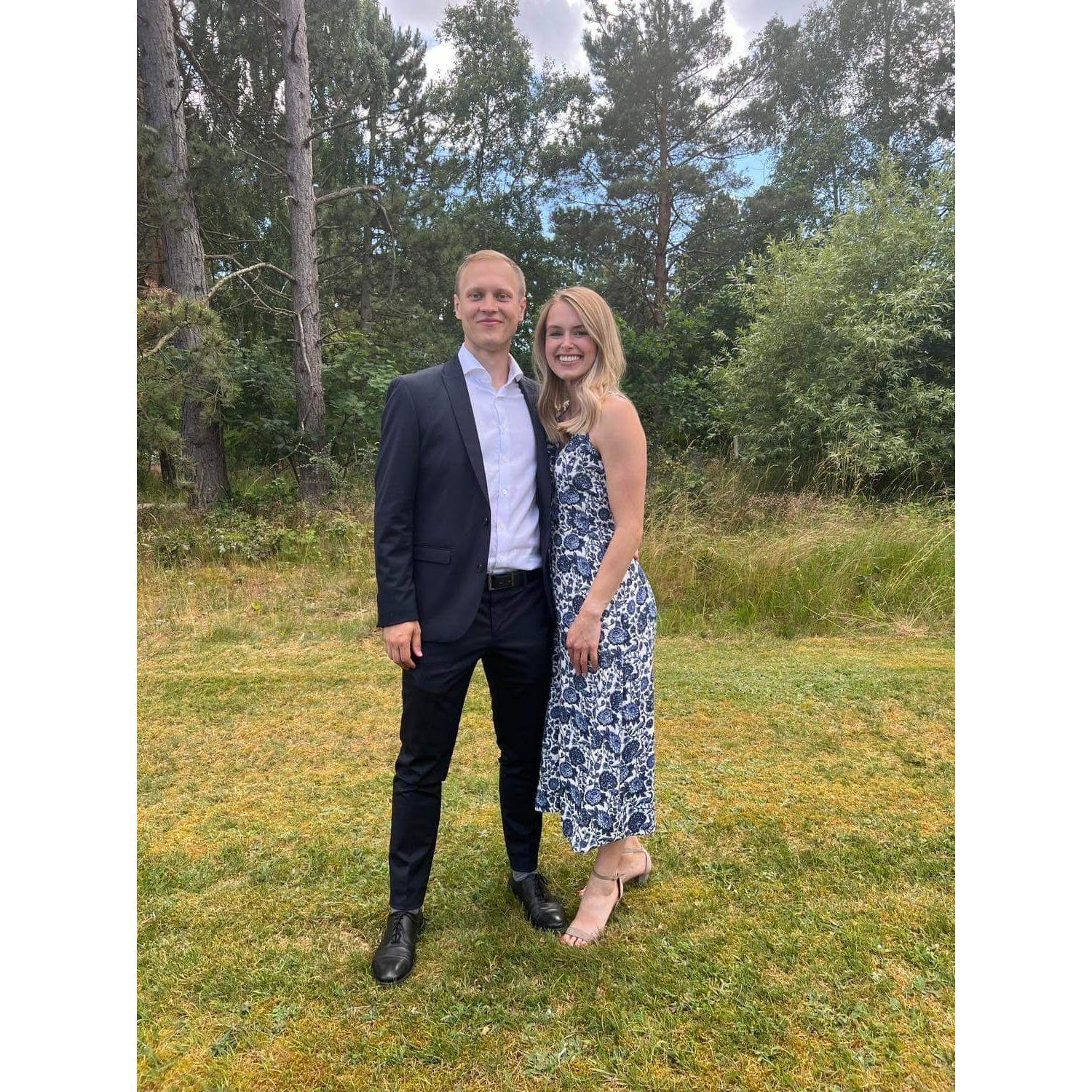 Celebrating friends' wedding | Denmark | July 2022