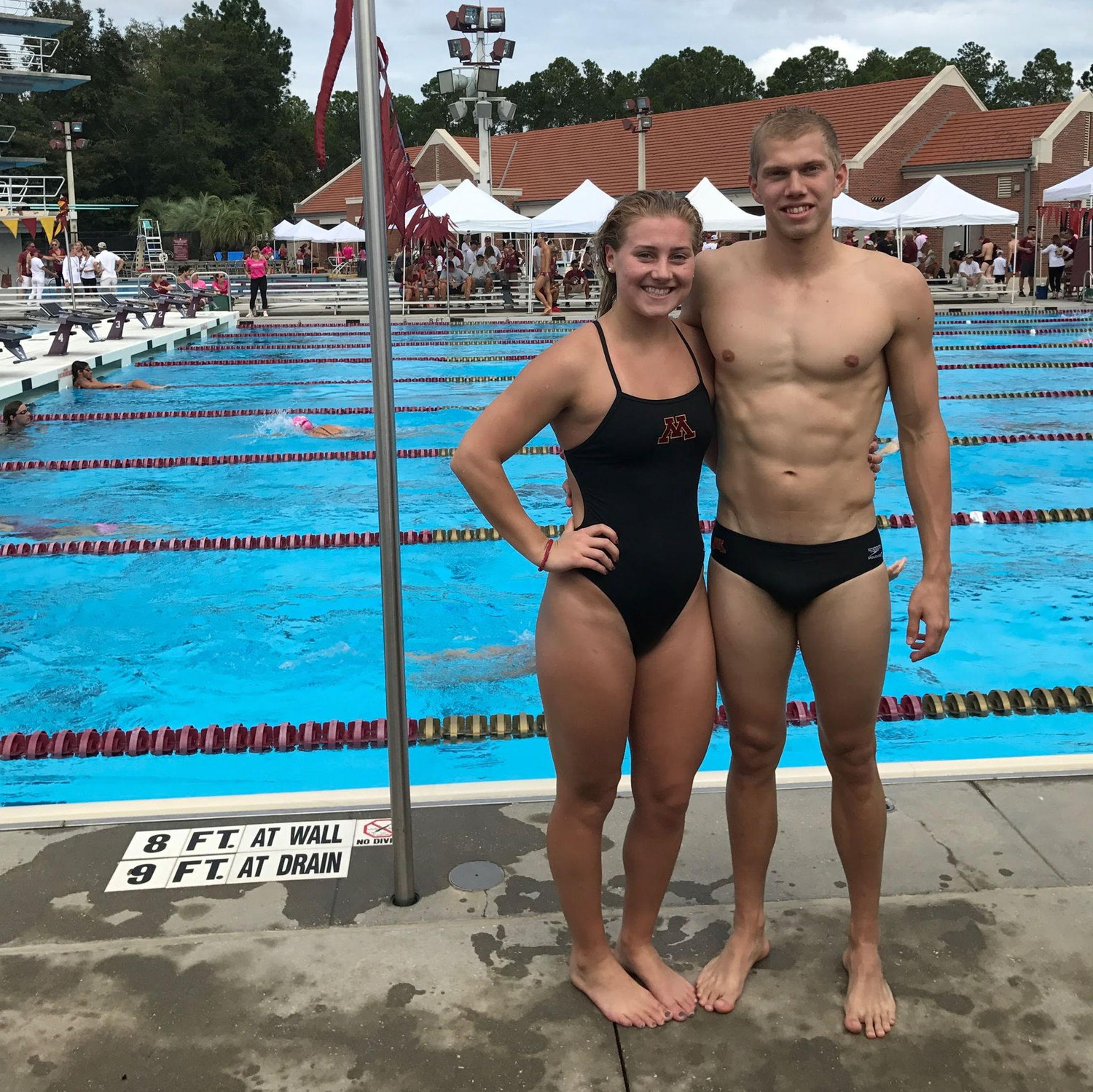 Just a couple of swimming nerds.