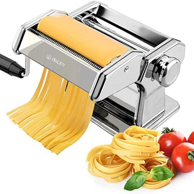 Pasta Machine, 9 Adjustable Thickness Settings Noodles Maker