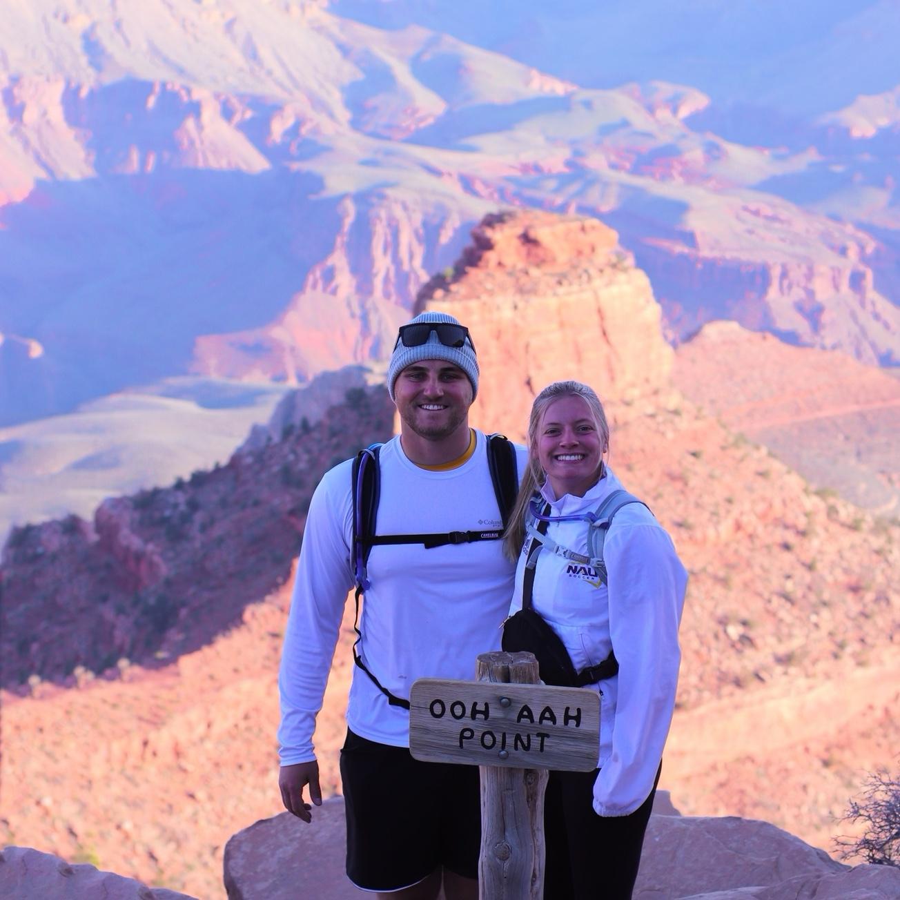 We hiked the Grand Canyon together