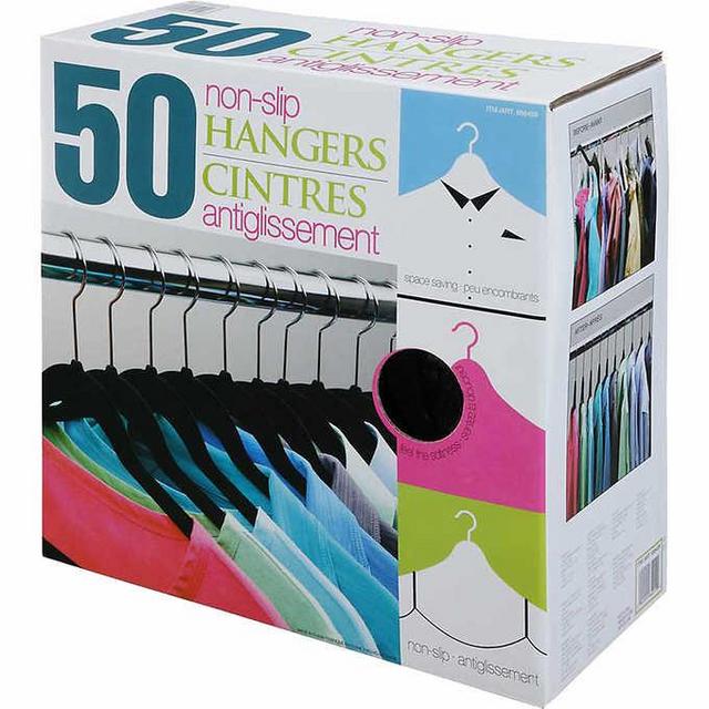 50 Non-Slip Hangers
