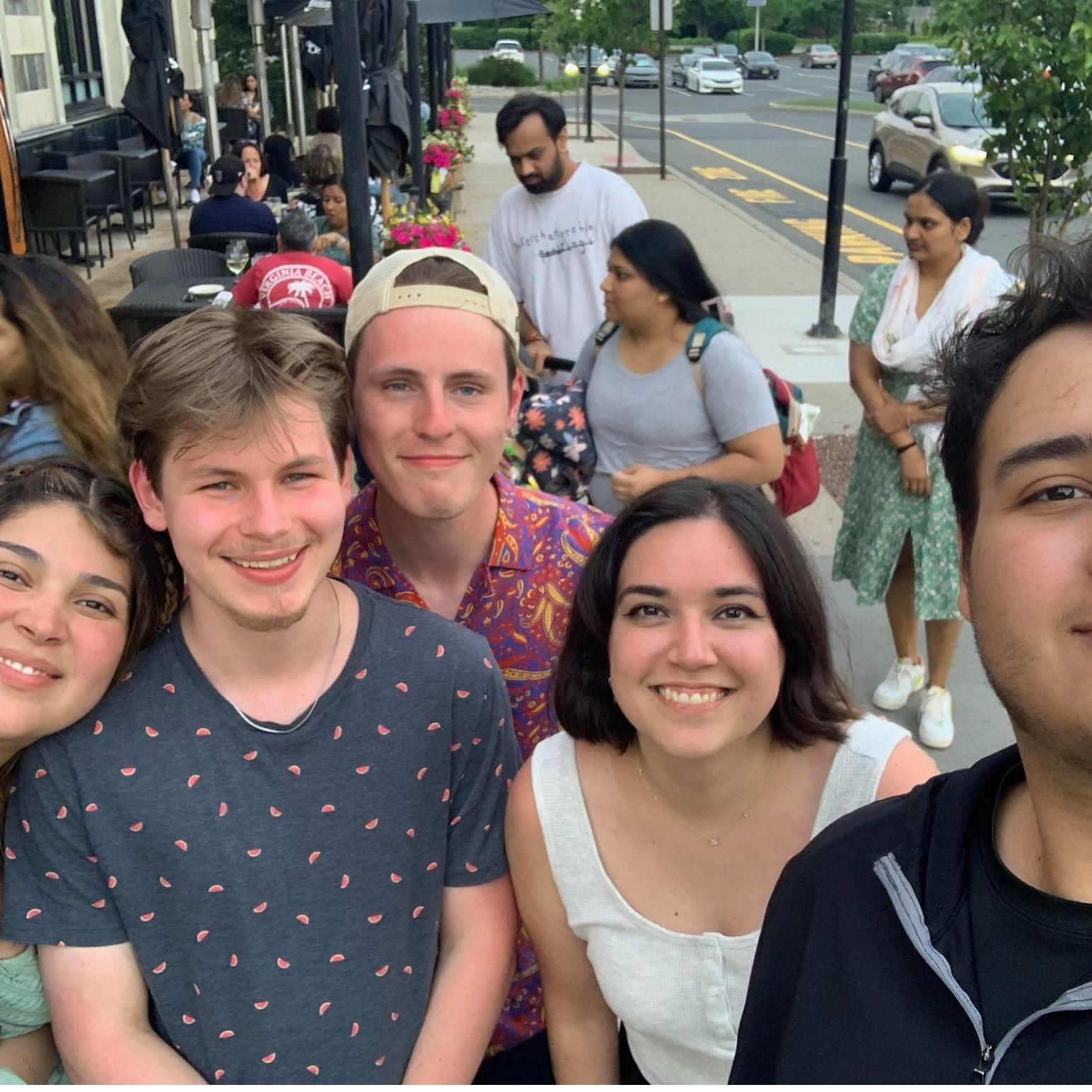 The visit from our brothers right before we started dating